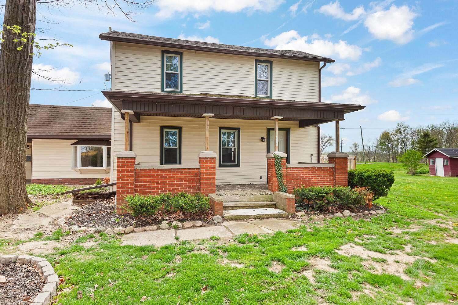 1.65 Acres of Land with Home for Sale in Adrian, Michigan