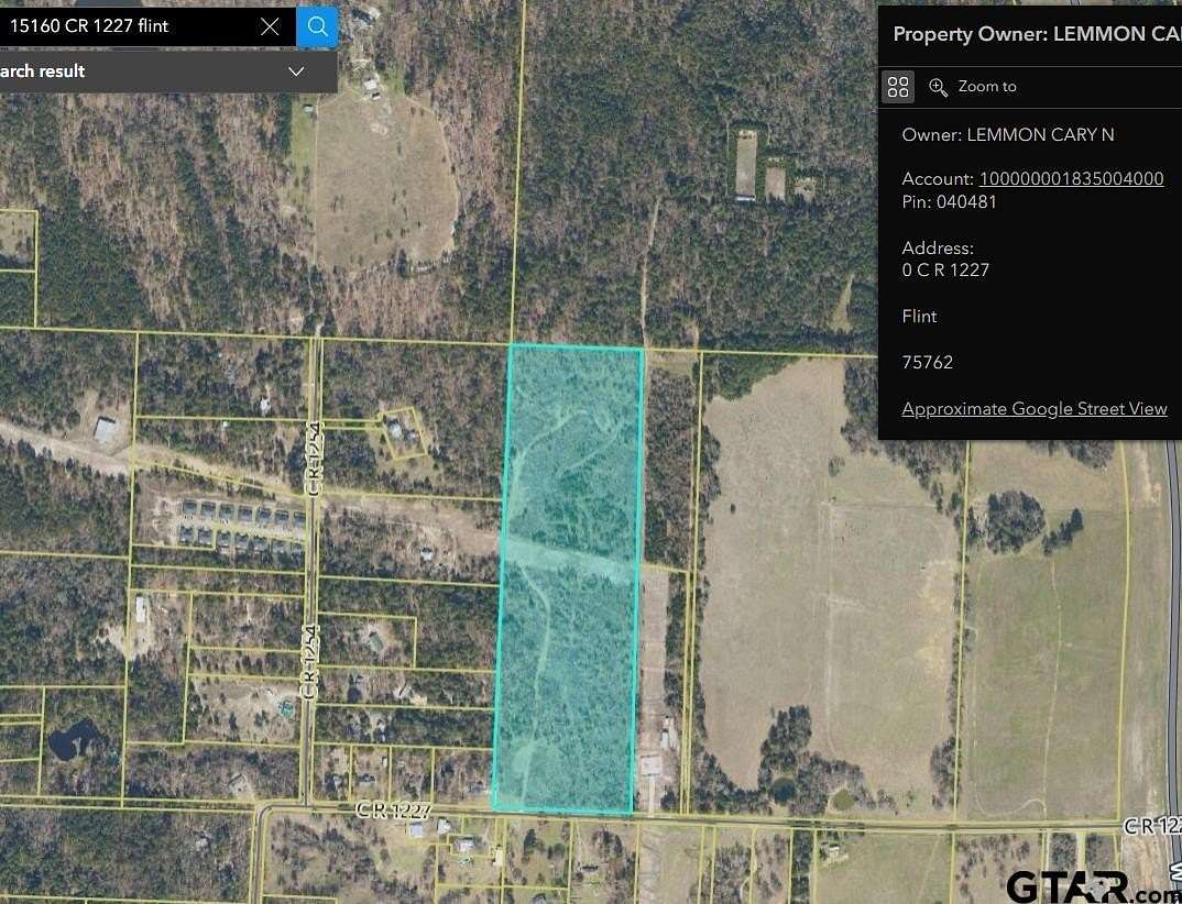 38.9 Acres of Land for Sale in Flint, Texas