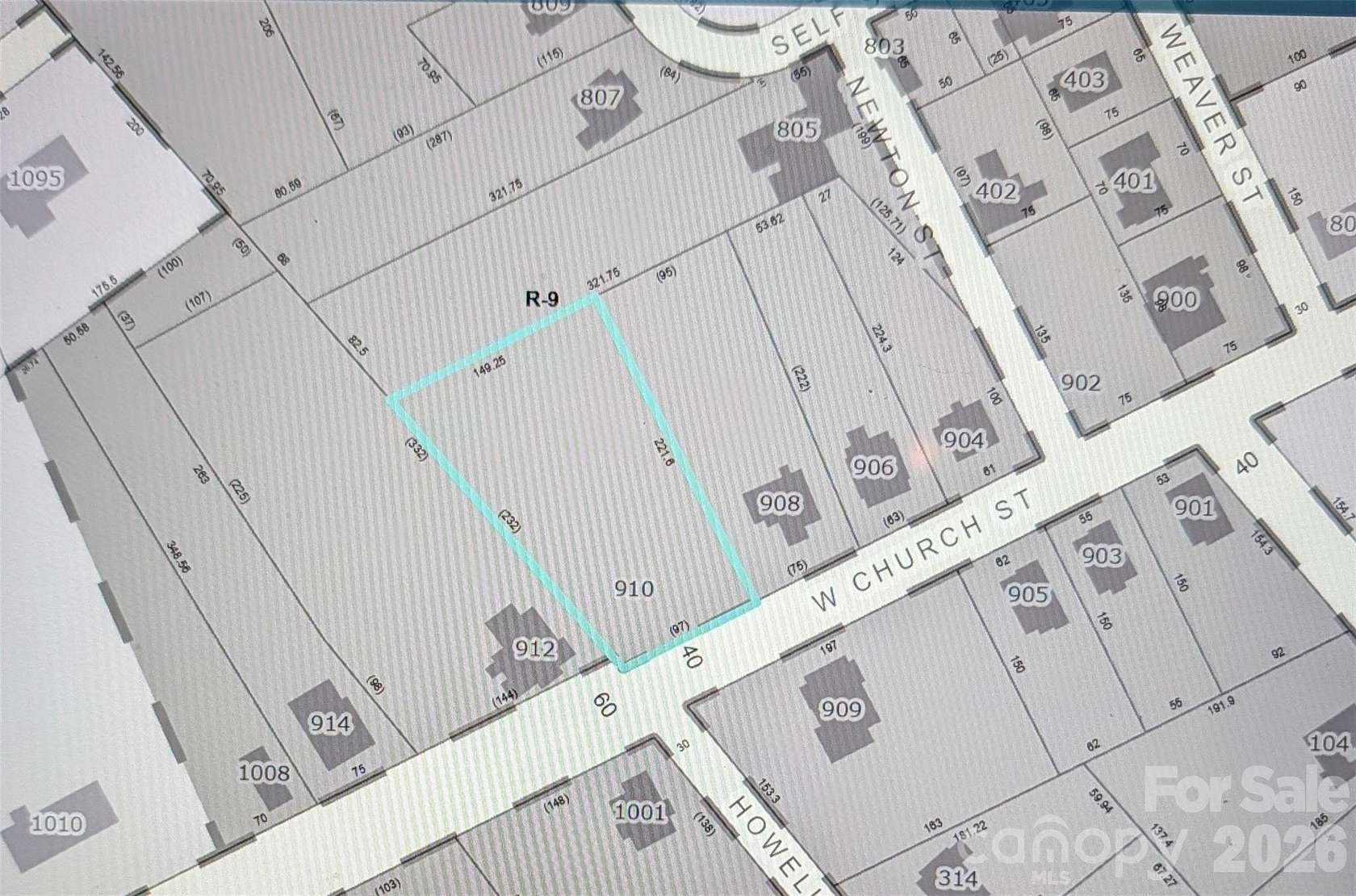 0.63 Acres of Residential Land for Sale in Cherryville, North Carolina