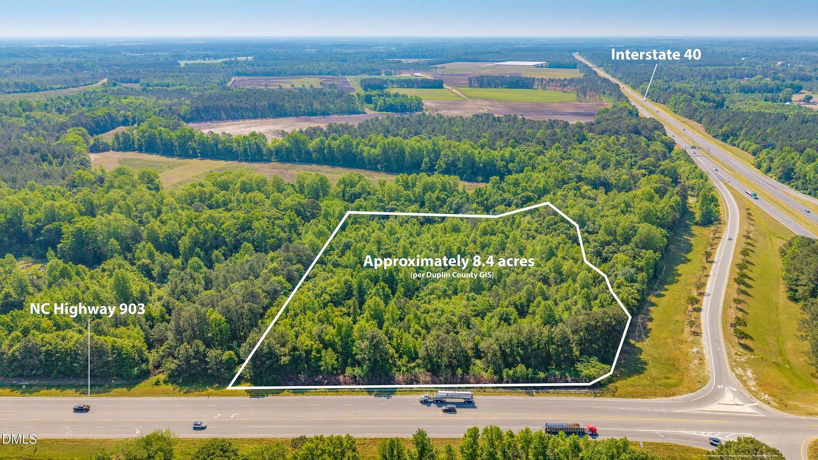 8.4 Acres of Commercial Land for Sale in Magnolia, North Carolina