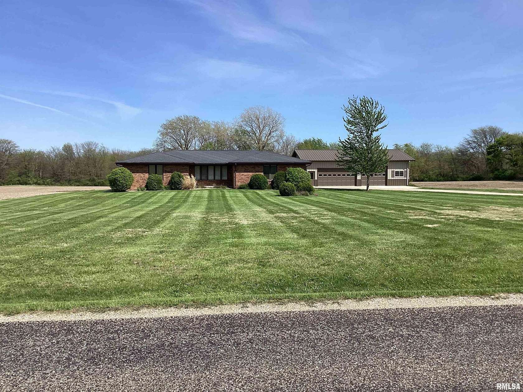 9.15 Acres of Land with Home for Sale in Farmington, Illinois