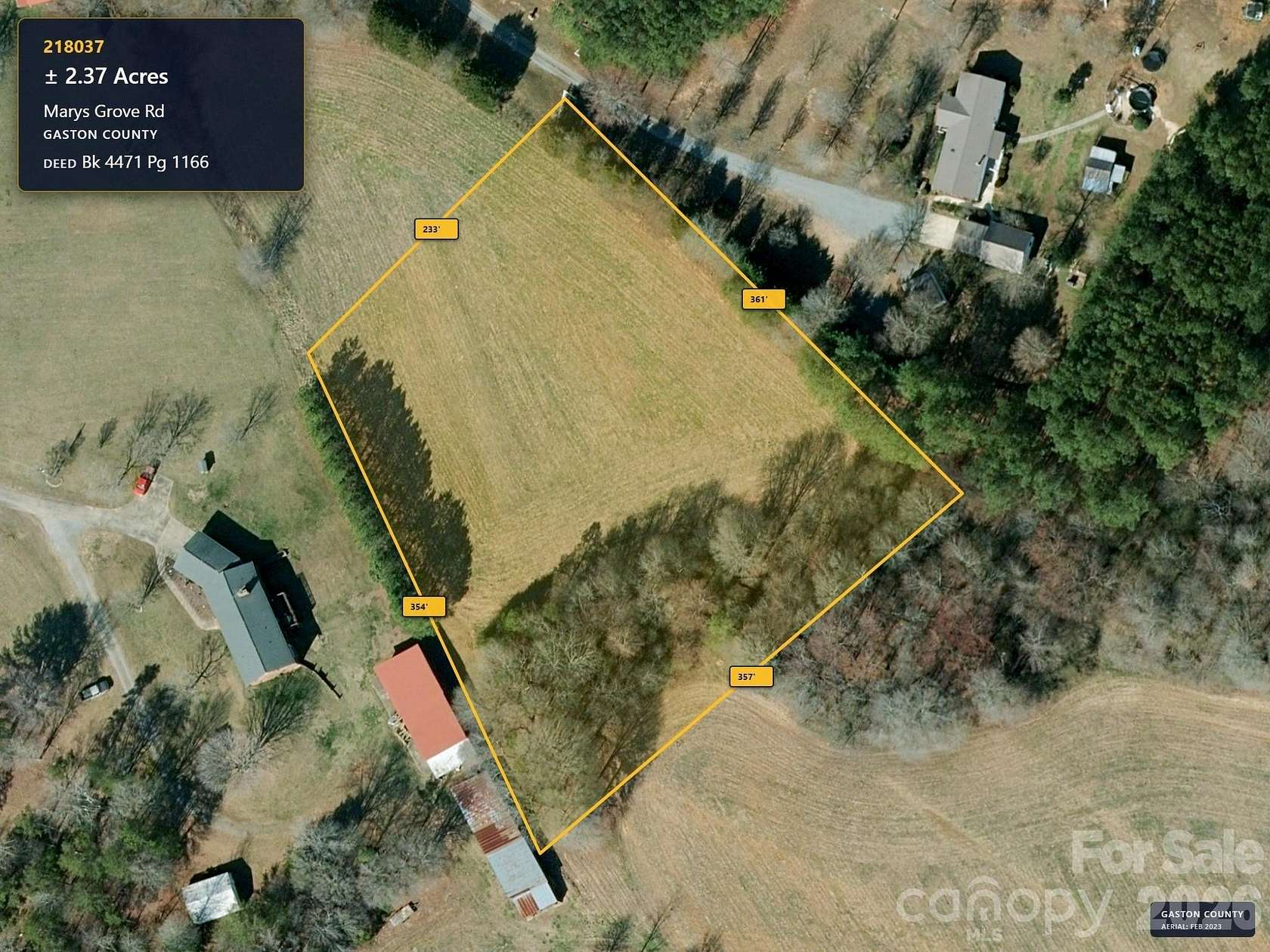 2.38 Acres of Residential Land for Sale in Cherryville, North Carolina