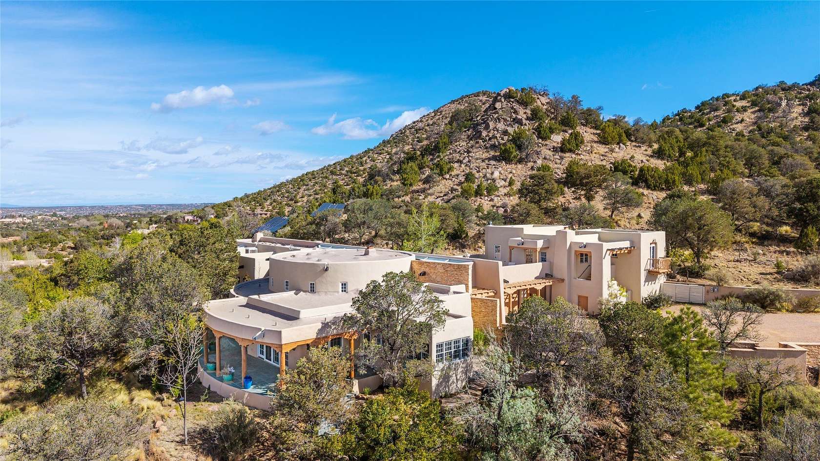 3.34 Acres of Land with Home for Sale in Santa Fe, New Mexico