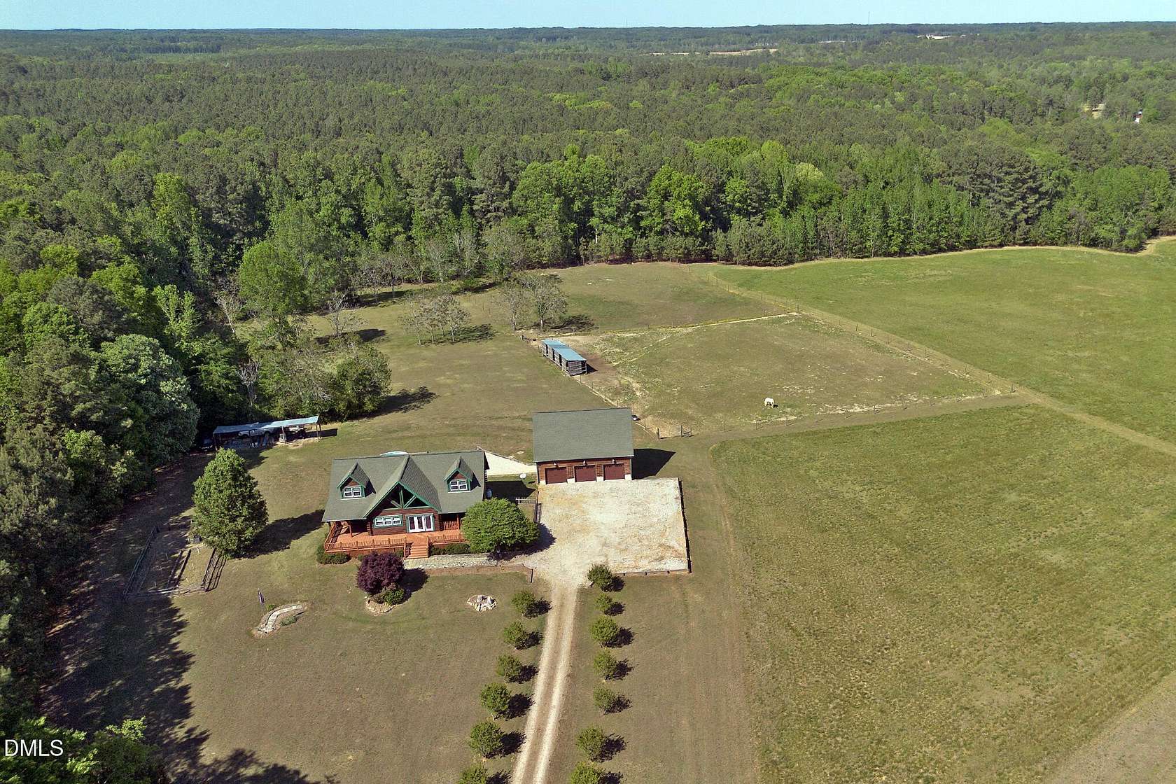 7.8 Acres of Land with Home for Sale in Kittrell, North Carolina