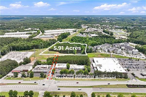 6 Acres of Commercial Land for Sale in Suwanee, Georgia