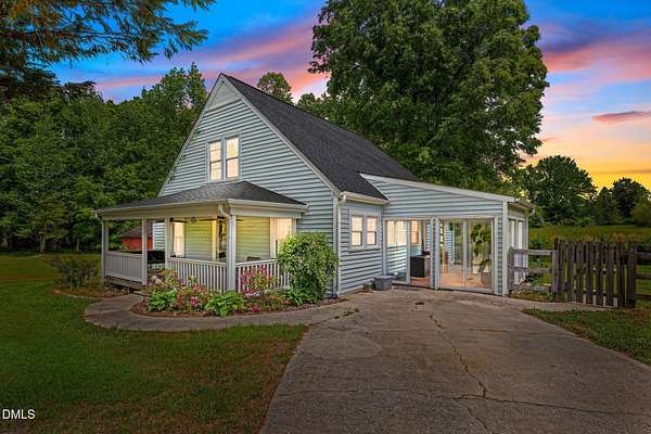 4.75 Acres of Land with Home for Sale in Liberty, North Carolina