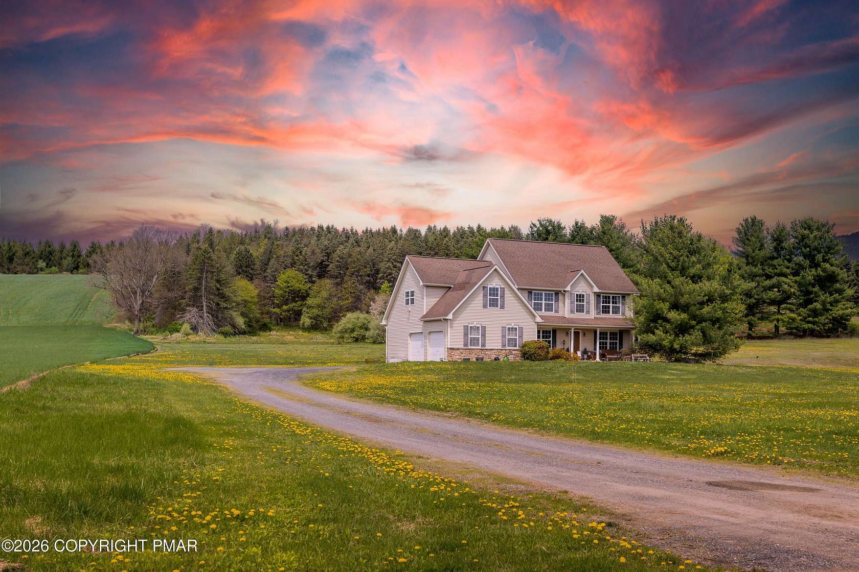 2.36 Acres of Land with Home for Sale in Gilbert, Pennsylvania