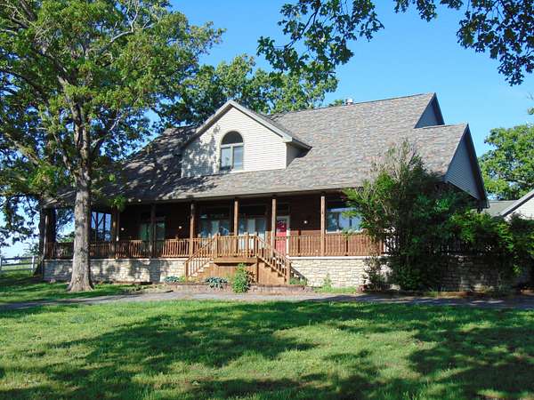 40 Acres of Land with Home for Sale in Cassville, Missouri
