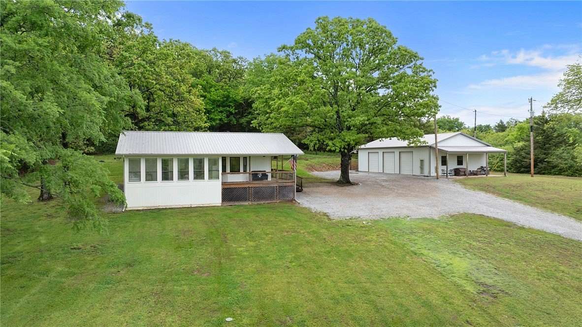 6.27 Acres of Land with Home for Sale in Elkins, Arkansas