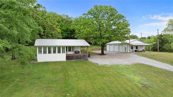 6.27 Acres of Land with Home for Sale in Elkins, Arkansas