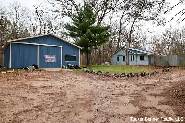 5.7 Acres of Land with Home for Sale in Holton, Michigan