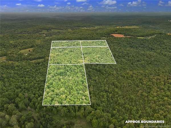 81.5 Acres of Recreational & Residential Land for Sale in Corydon, Indiana