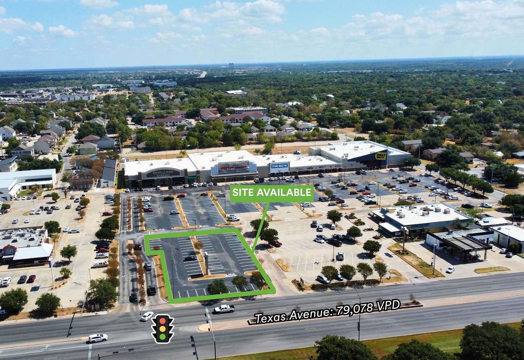 0.5 Acres of Commercial Land for Lease in College Station, Texas