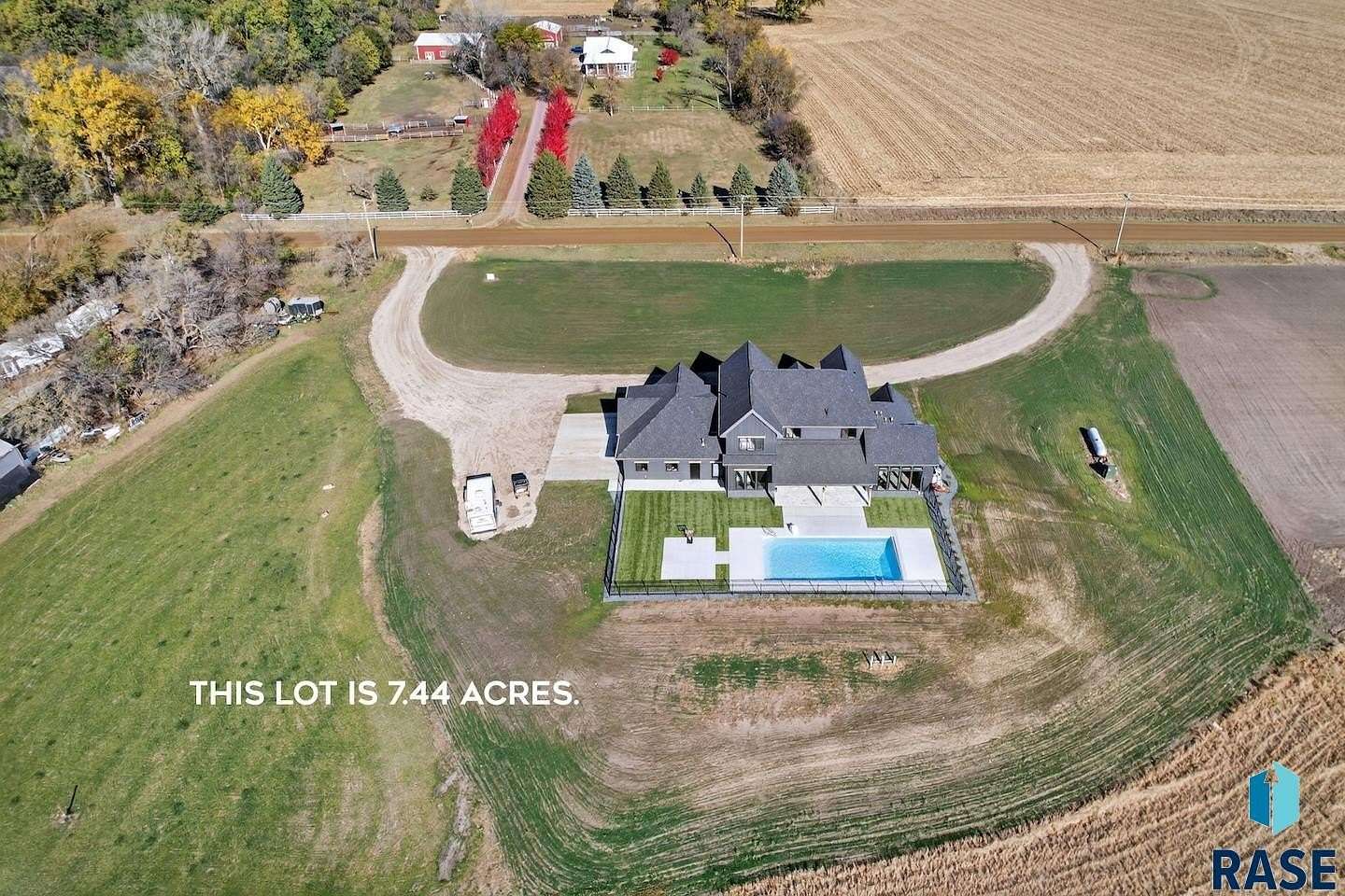 7.44 Acres of Land with Home for Sale in Brandon, South Dakota