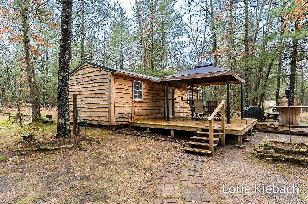 10 Acres of Recreational Land with Home for Sale in Chase, Michigan