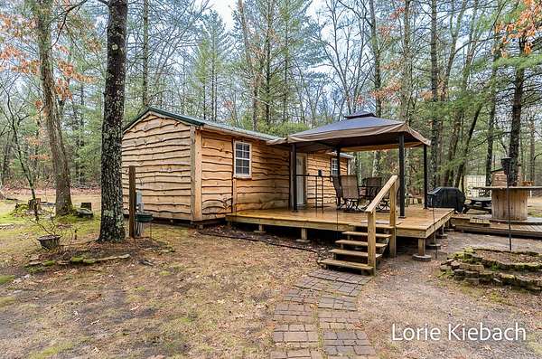 10 Acres of Recreational Land with Home for Sale in Chase, Michigan