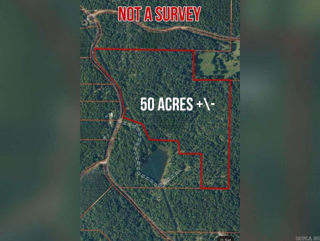 50 Acres of Recreational & Residential Land for Sale in Smithville, Arkansas