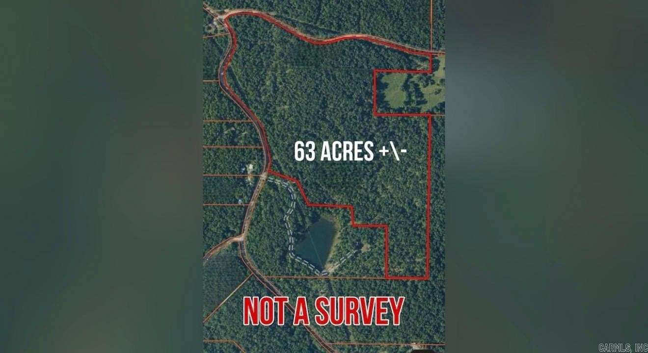 63 Acres of Recreational & Residential Land for Sale in Smithville, Arkansas