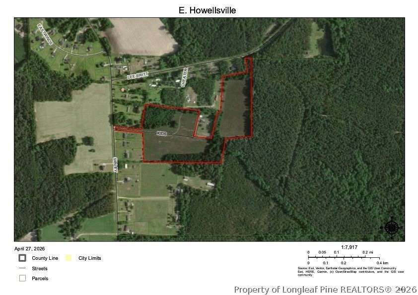 31.4 Acres of Agricultural & Residential Land for Sale in Lumberton, North Carolina