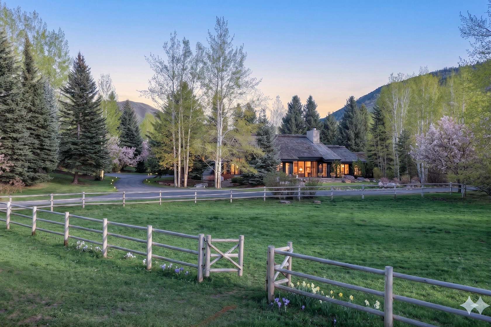 7.36 Acres of Land with Home for Sale in Sun Valley, Idaho