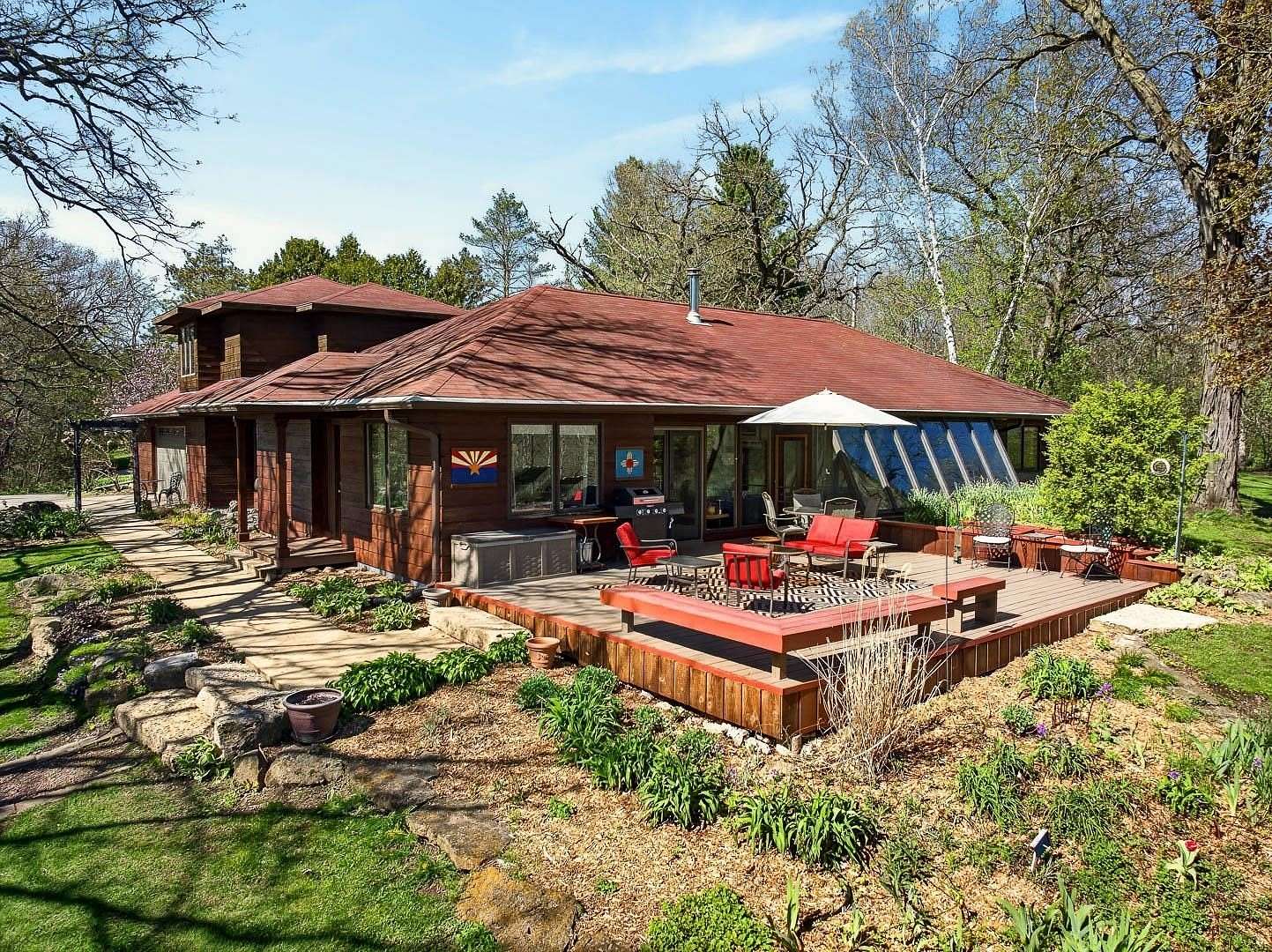 39 Acres of Recreational Land with Home for Sale in Dodgeville, Wisconsin