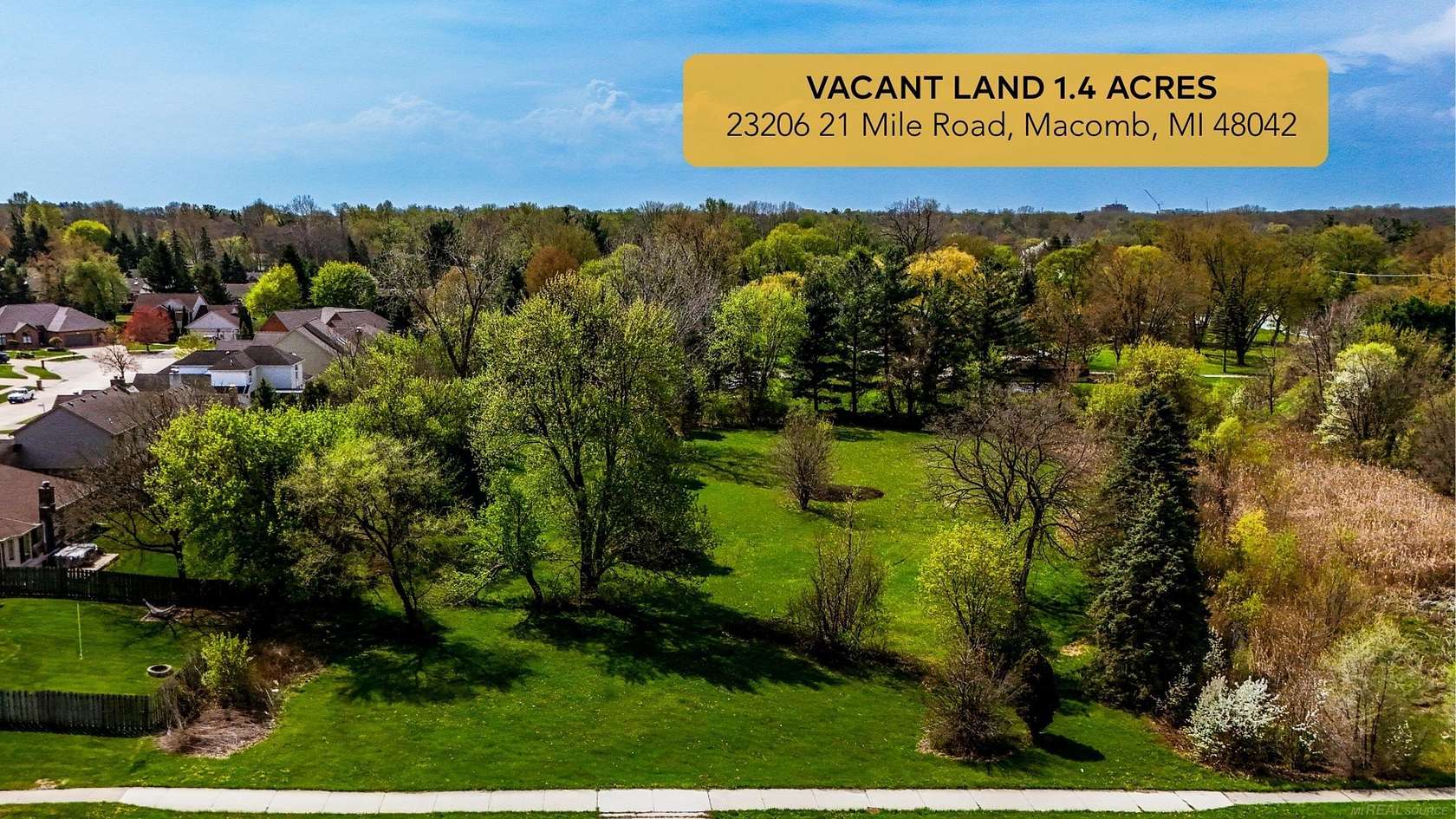 2 Acres of Residential Land for Sale in Macomb, Michigan