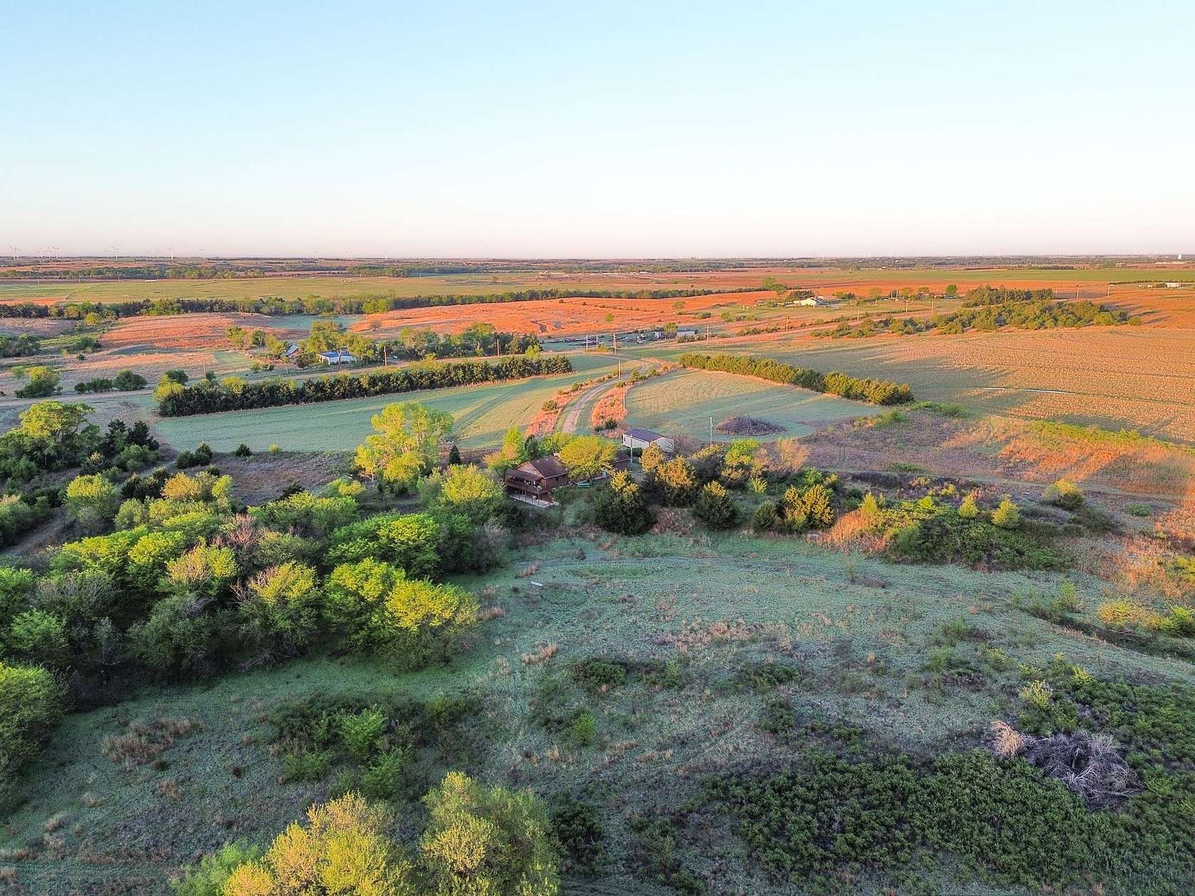 39.2 Acres of Recreational Land with Home for Sale in Pratt, Kansas