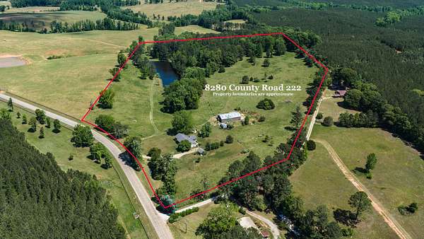 36 Acres of Agricultural Land with Home for Sale in Five Points, Alabama