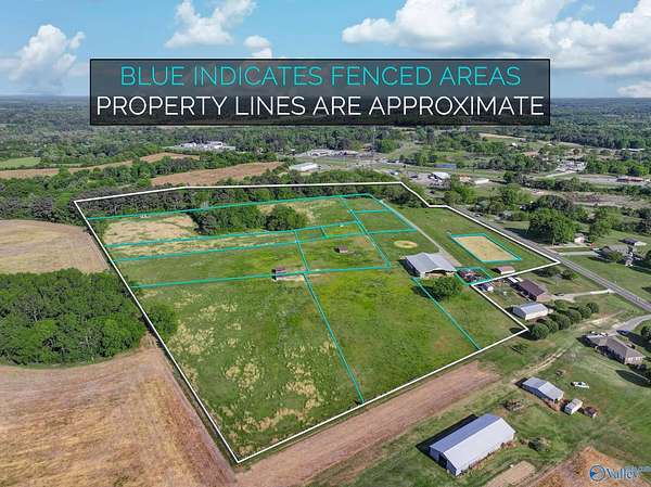 34.9 Acres of Agricultural Land with Home for Sale in Albertville, Alabama