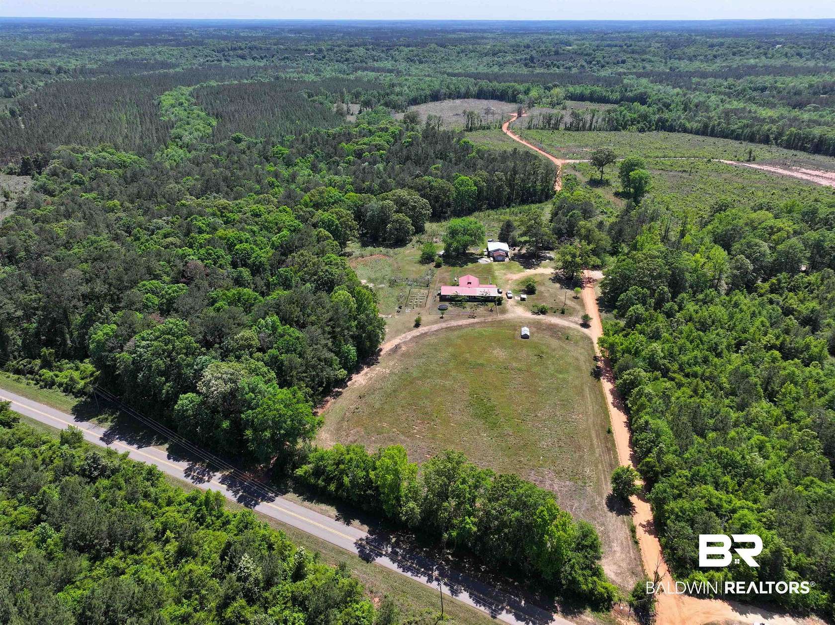 13 Acres of Land with Home for Sale in Evergreen, Alabama