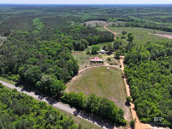 13 Acres of Land with Home for Sale in Evergreen, Alabama