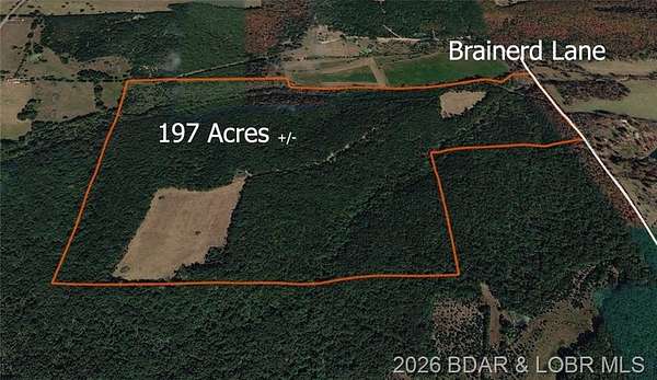 197 Acres of Recreational & Residential Land for Sale in Crocker, Missouri