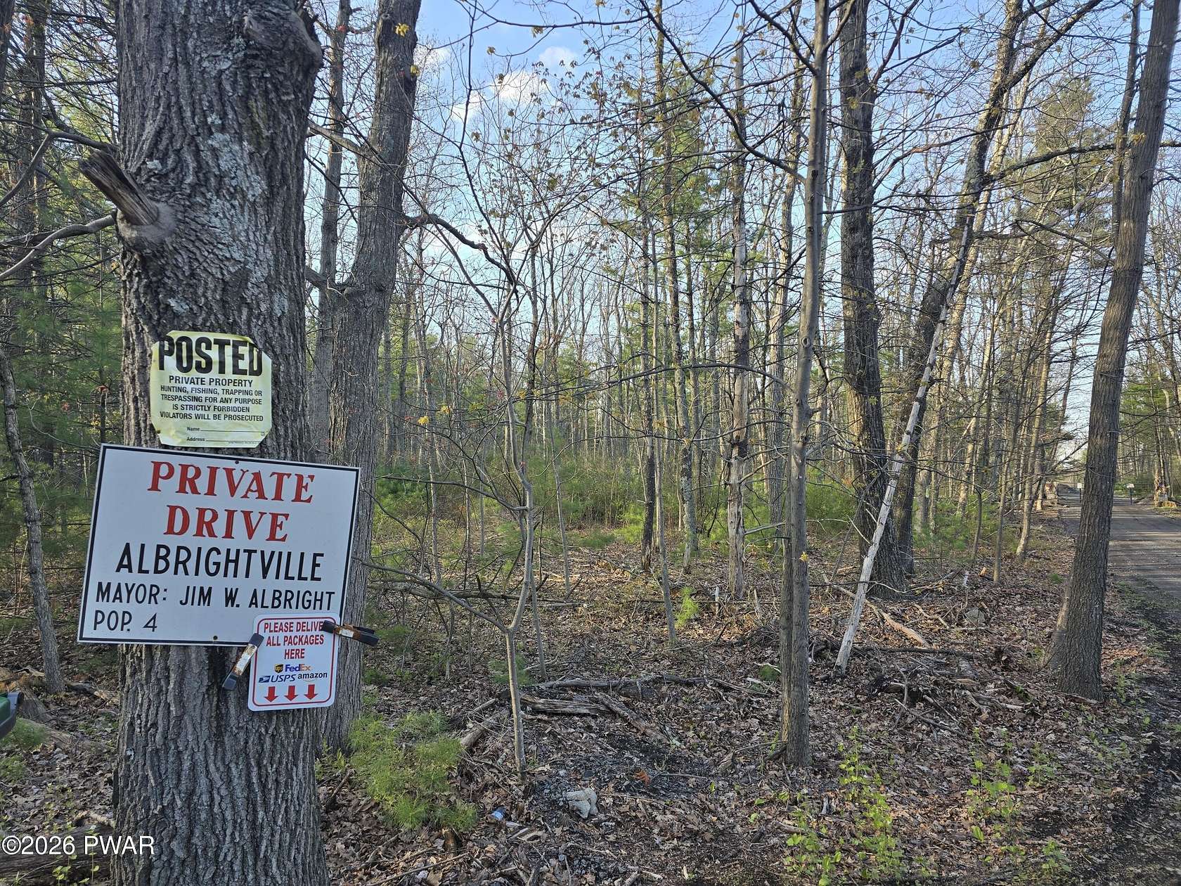 17.8 Acres of Land for Sale in Dingmans Ferry, Pennsylvania