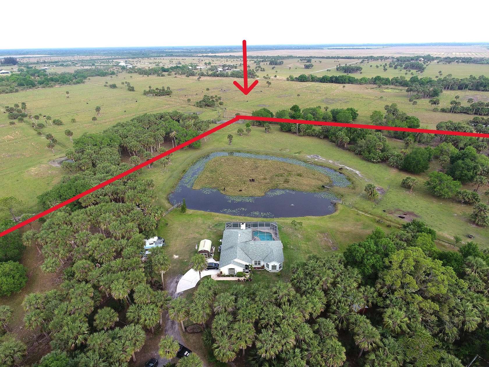 16.5 Acres of Land with Home for Sale in Port St. Lucie, Florida