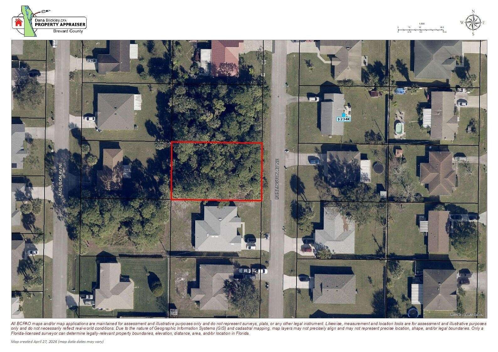 0.23 Acres of Residential Land for Sale in Palm Bay, Florida