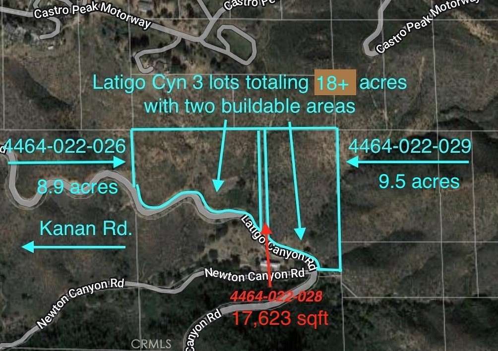 18.9 Acres of Land for Sale in Malibu, California