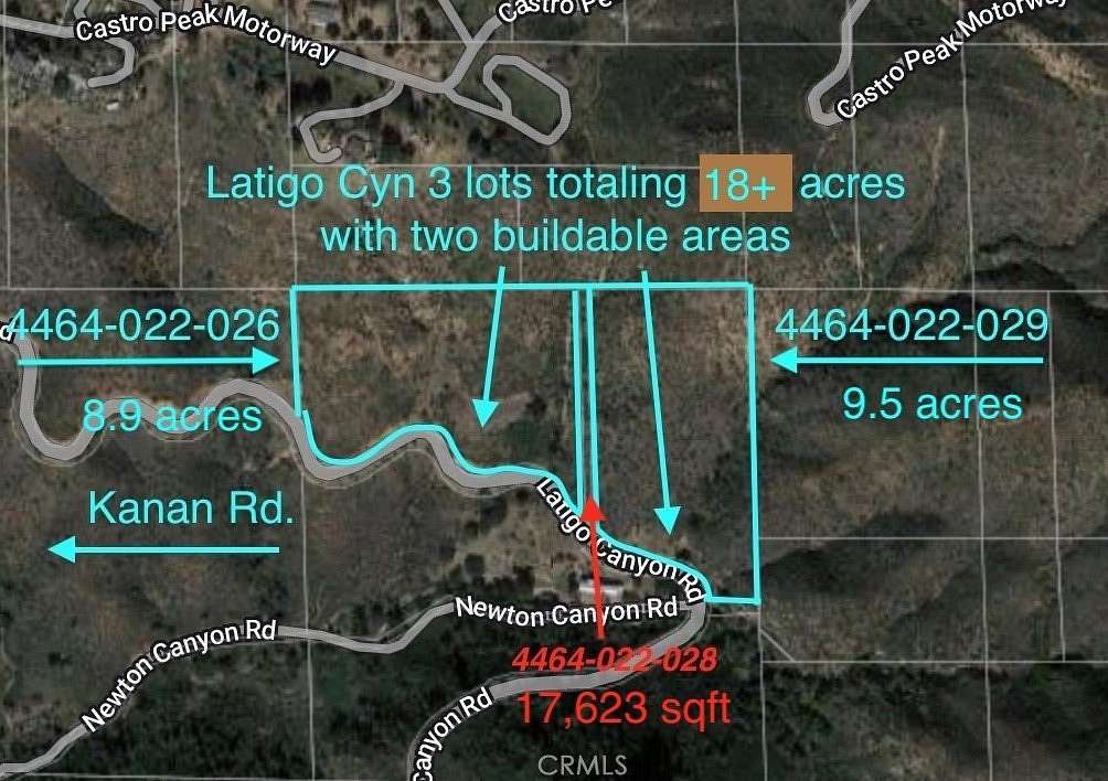 18.9 Acres of Land for Sale in Malibu, California