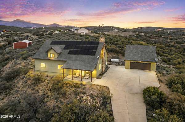 4 Acres of Land with Home for Sale in Dewey, Arizona