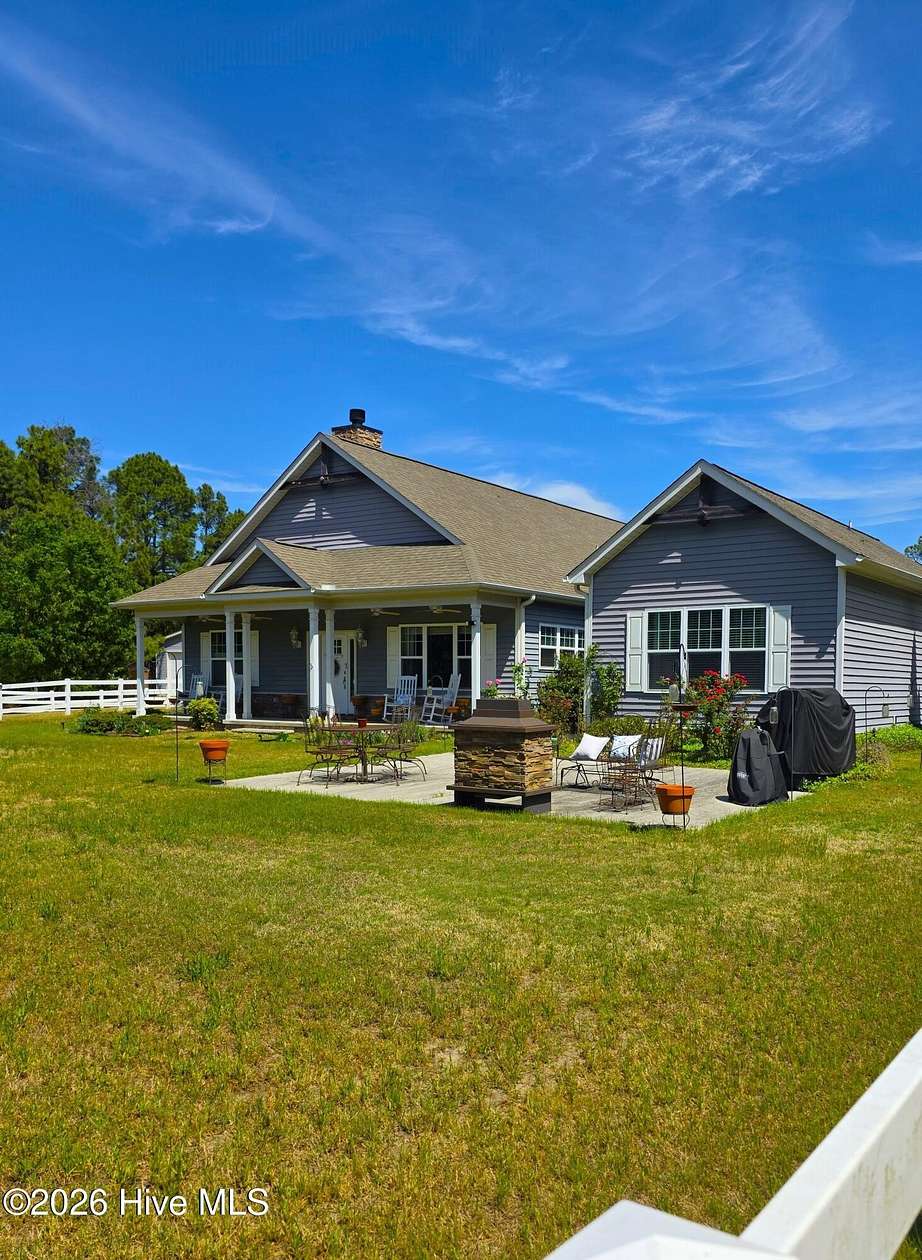 9.1 Acres of Land with Home for Sale in Seven Lakes, North Carolina