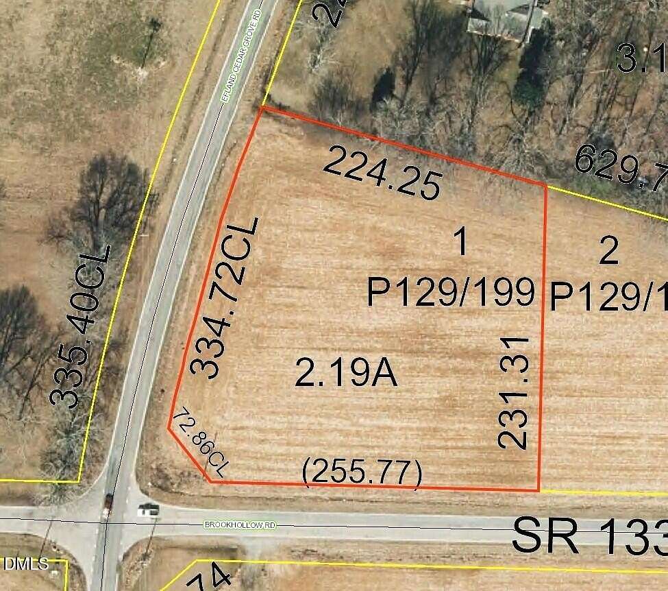 2.19 Acres of Residential Land for Sale in Efland, North Carolina