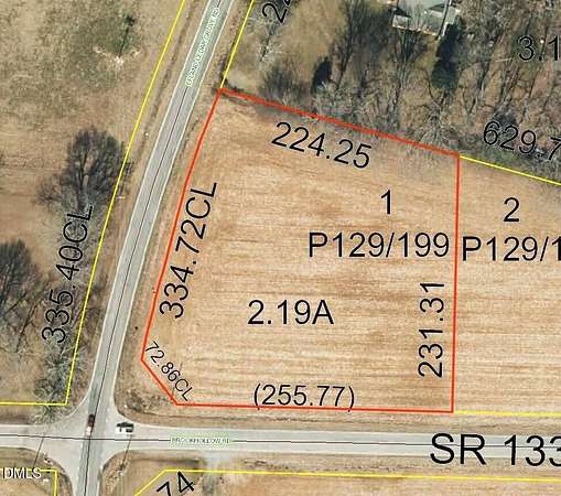 2.19 Acres of Residential Land for Sale in Efland, North Carolina