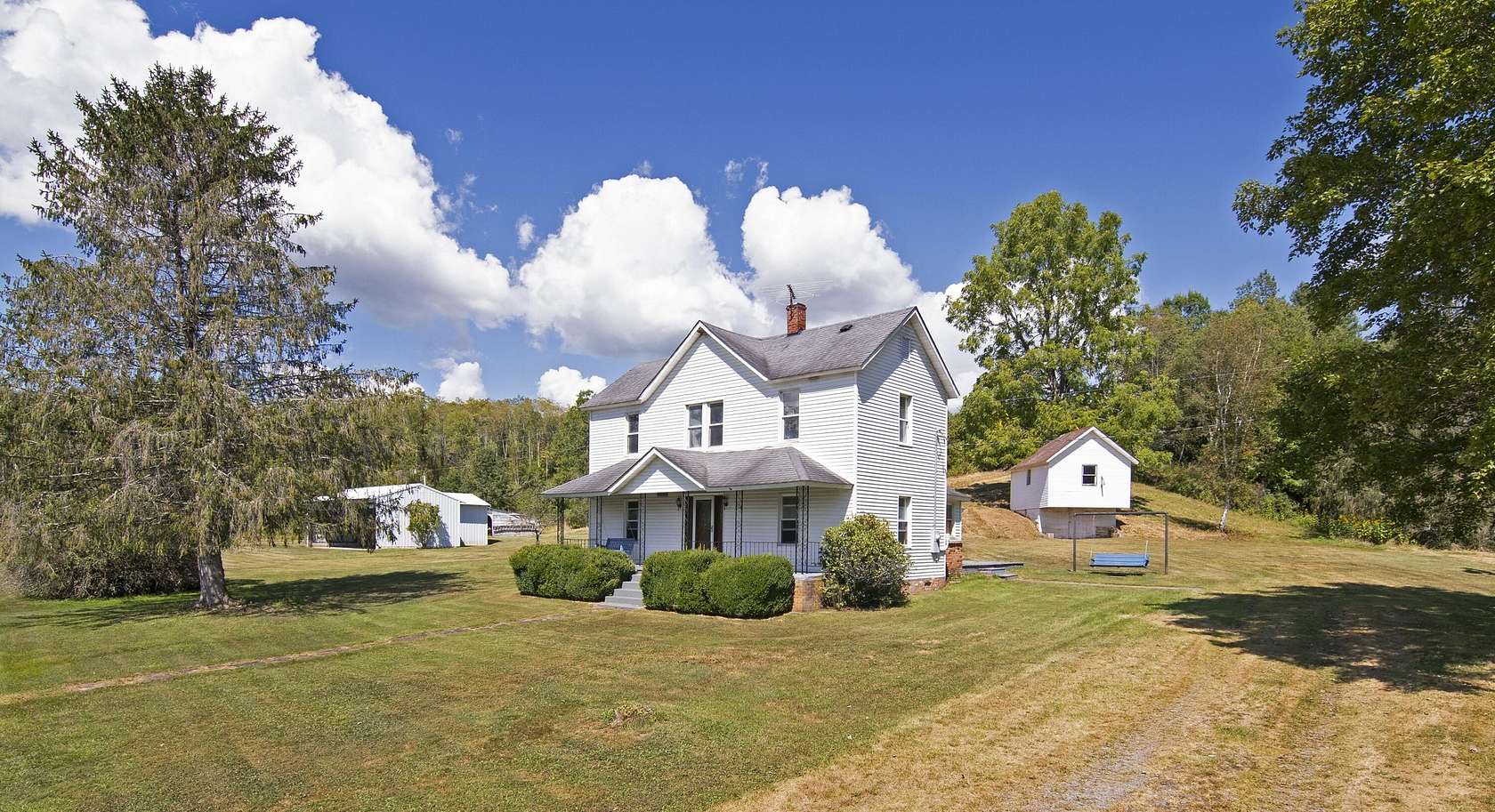 102 Acres of Land with Home for Sale in Meadow Bridge, West Virginia