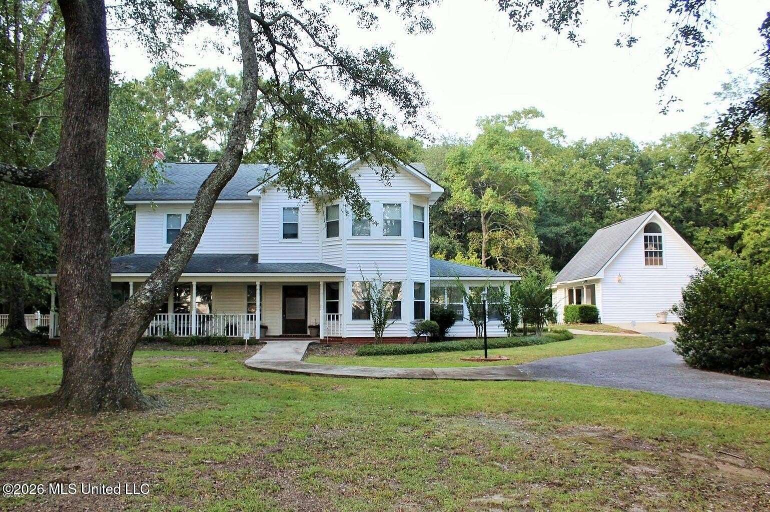 2.9 Acres of Land with Home for Sale in Lucedale, Mississippi
