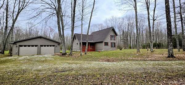 40 Acres of Recreational Land with Home for Sale in Rock, Michigan