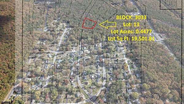 0.45 Acres of Land for Sale in Hammonton, New Jersey
