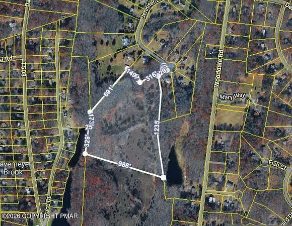 20.2 Acres of Recreational & Residential Land for Sale in East Stroudsburg, Pennsylvania