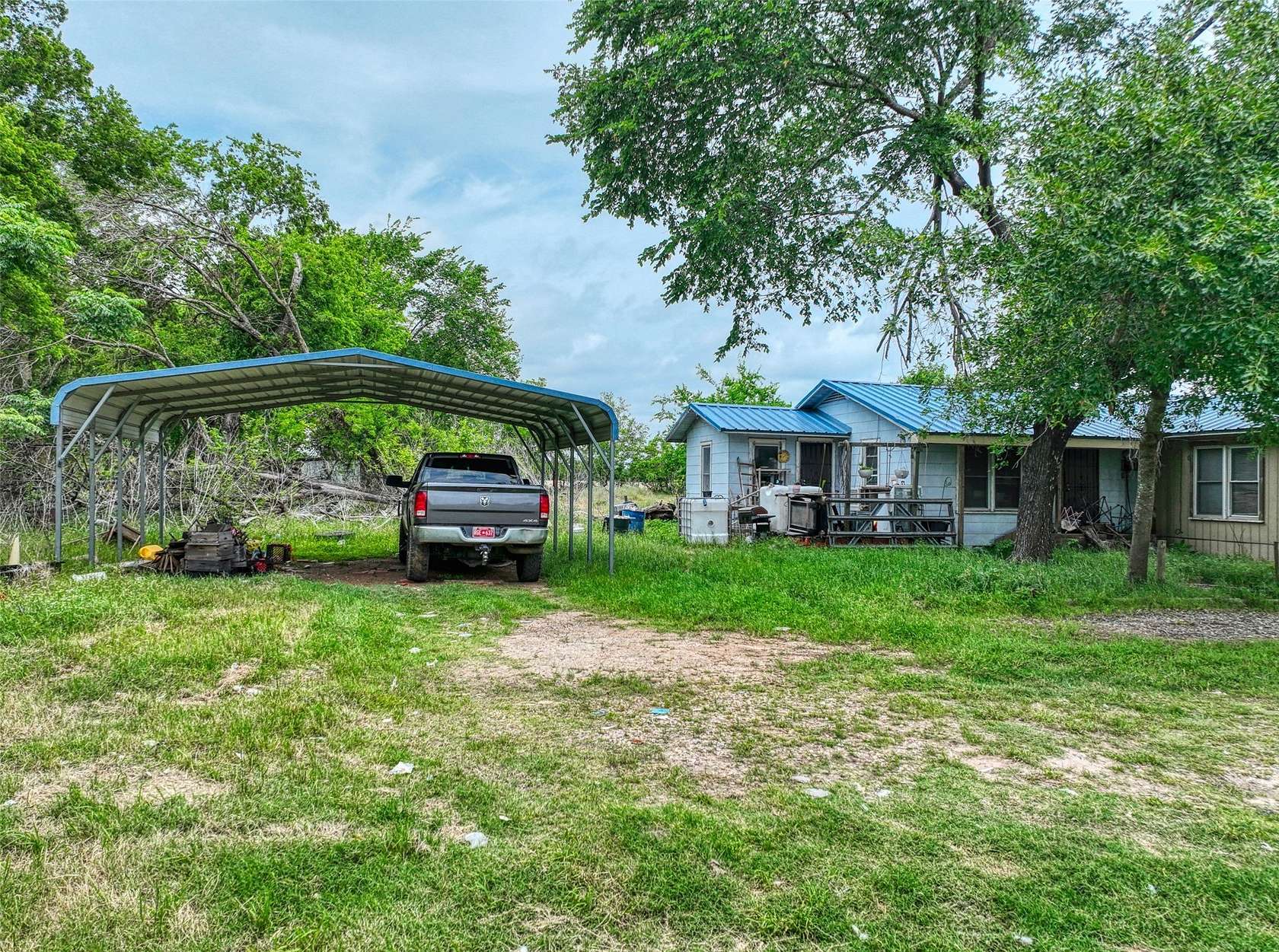 8.76 Acres of Land with Home for Sale in Corsicana, Texas