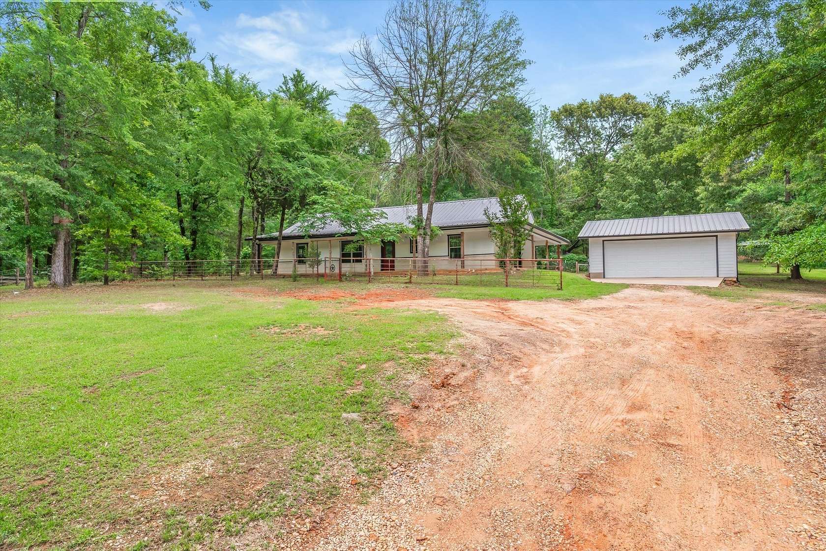 5 Acres of Land with Home for Sale in Brownsboro, Texas