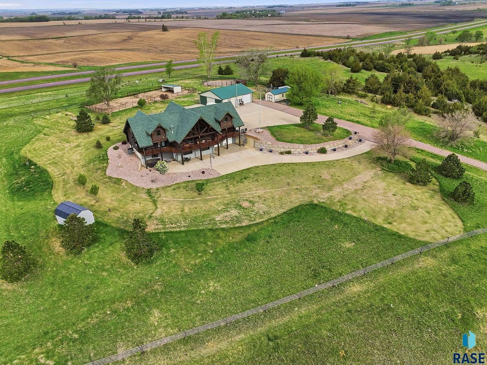 18.8 Acres of Land with Home for Sale in Beresford, South Dakota