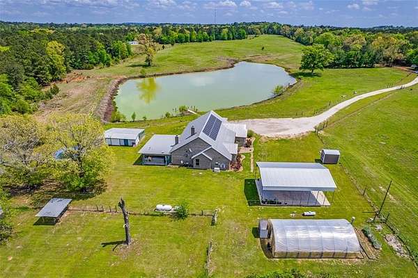 77.1 Acres of Land with Home for Sale in Marietta, Texas